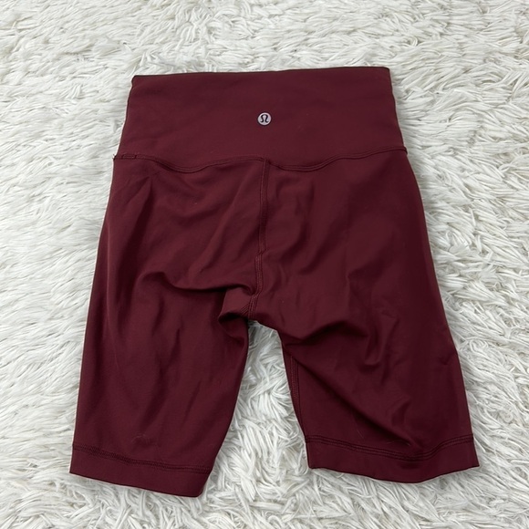 Lululemon Wunder Train High Rise Short 8" Cassis - Picture 4 of 4